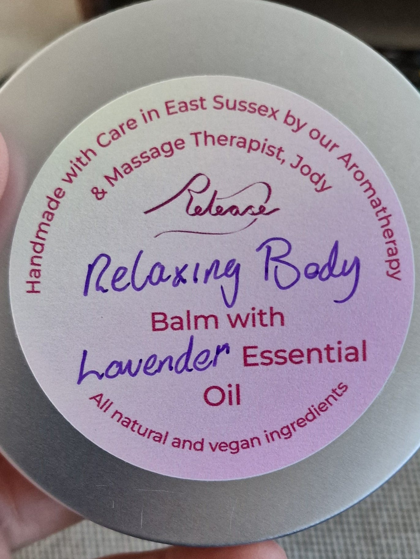 Relaxing Body Balm with Lavender Essential Oil
