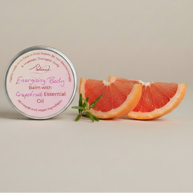 Energising Body Balm with Grapefruit - Zoomed In