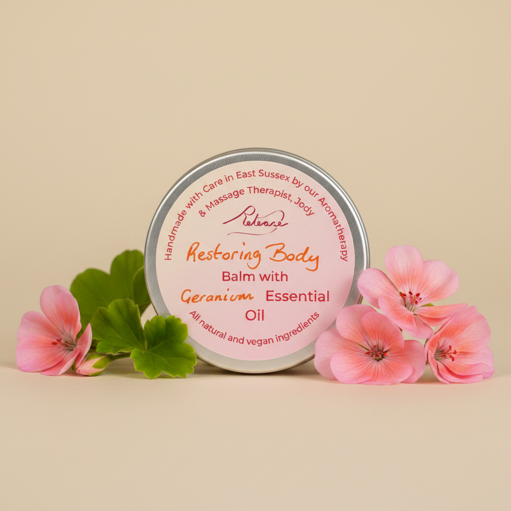 Restoring Body Balm with Geranium - Professional Shot